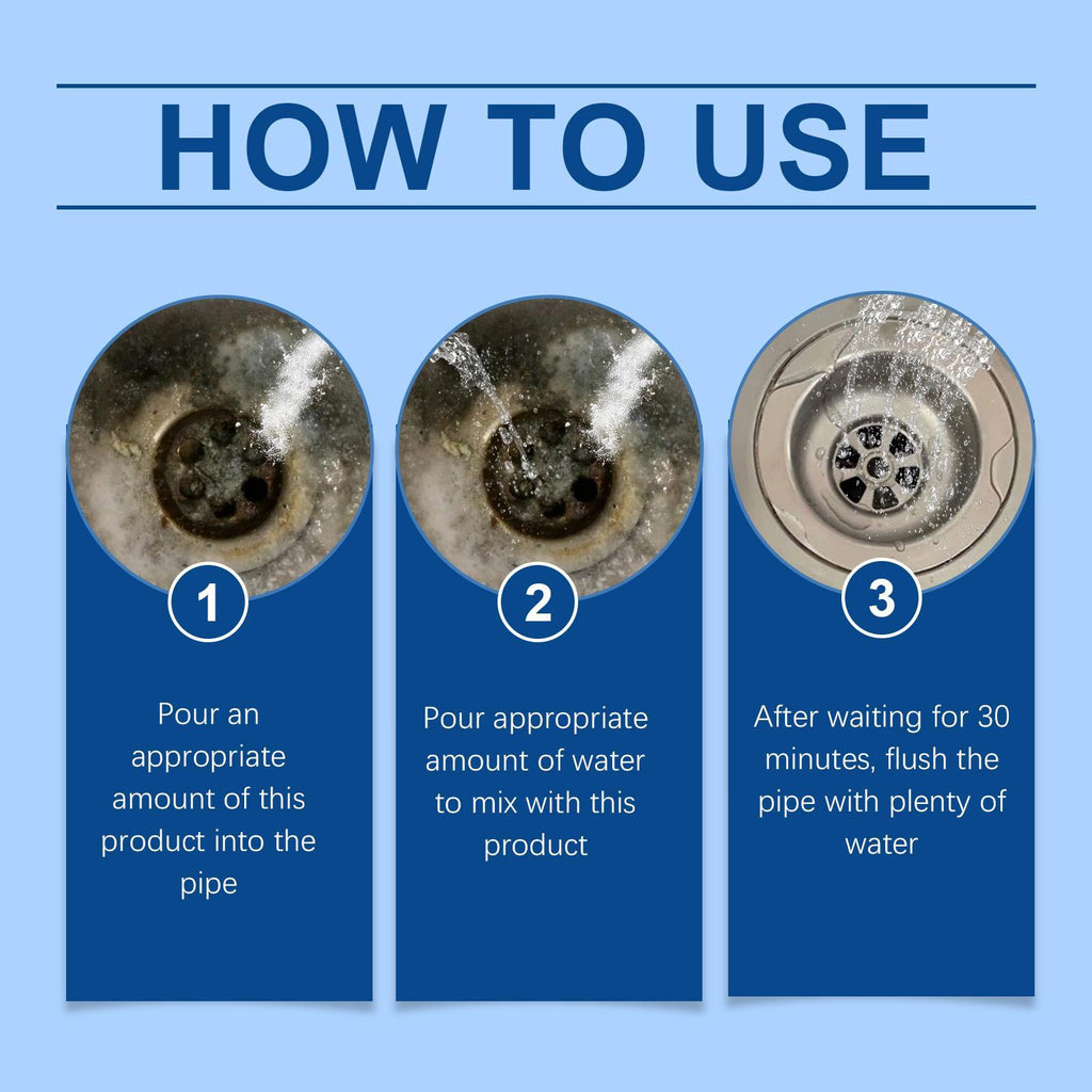 Kitchen toilet sink drain cleaner