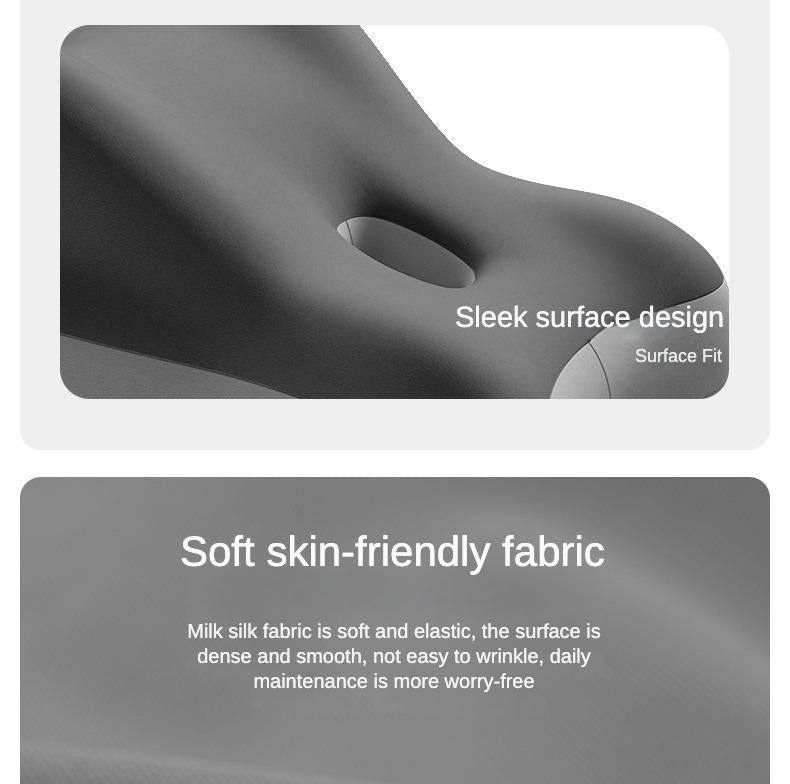Upgraded Modern Ergonomic Memory Foam Lumbar Cushion Back Pillow Relieve Waist Fatigue Multi-position Use Plank Comfort Cushion