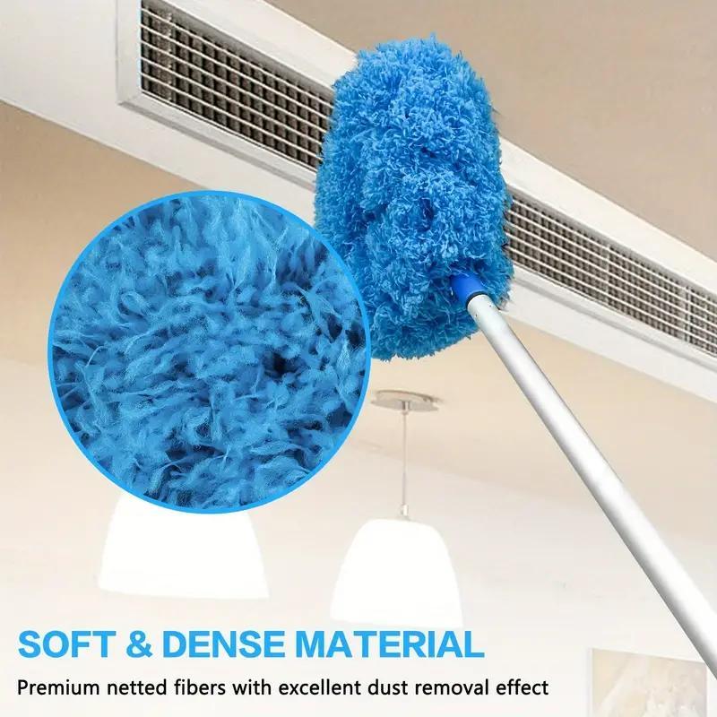 Household Cleaning Tool,Ceiling Fan Cleaner Duster with Extension Pole,Duster for Ceiling Fan Blades, Dust Removal Brush Household ltems,Removable Washable Microfiber Ceiling Fan Duster,for Dust Pet Hair, House Cleaning Home CareSupplies