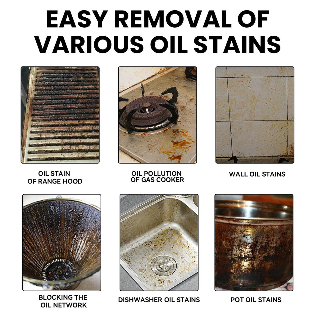 Jueyu Heavy Oil Foam Cleaner，Kitchen Stove Range Hood Sink Grease Remover Cleaner