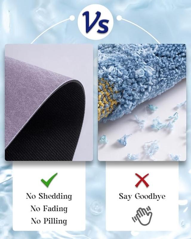 Summer Soft and Thick Bathroom Mat Suitable for bedroom, balcony, living room home decoration essentials