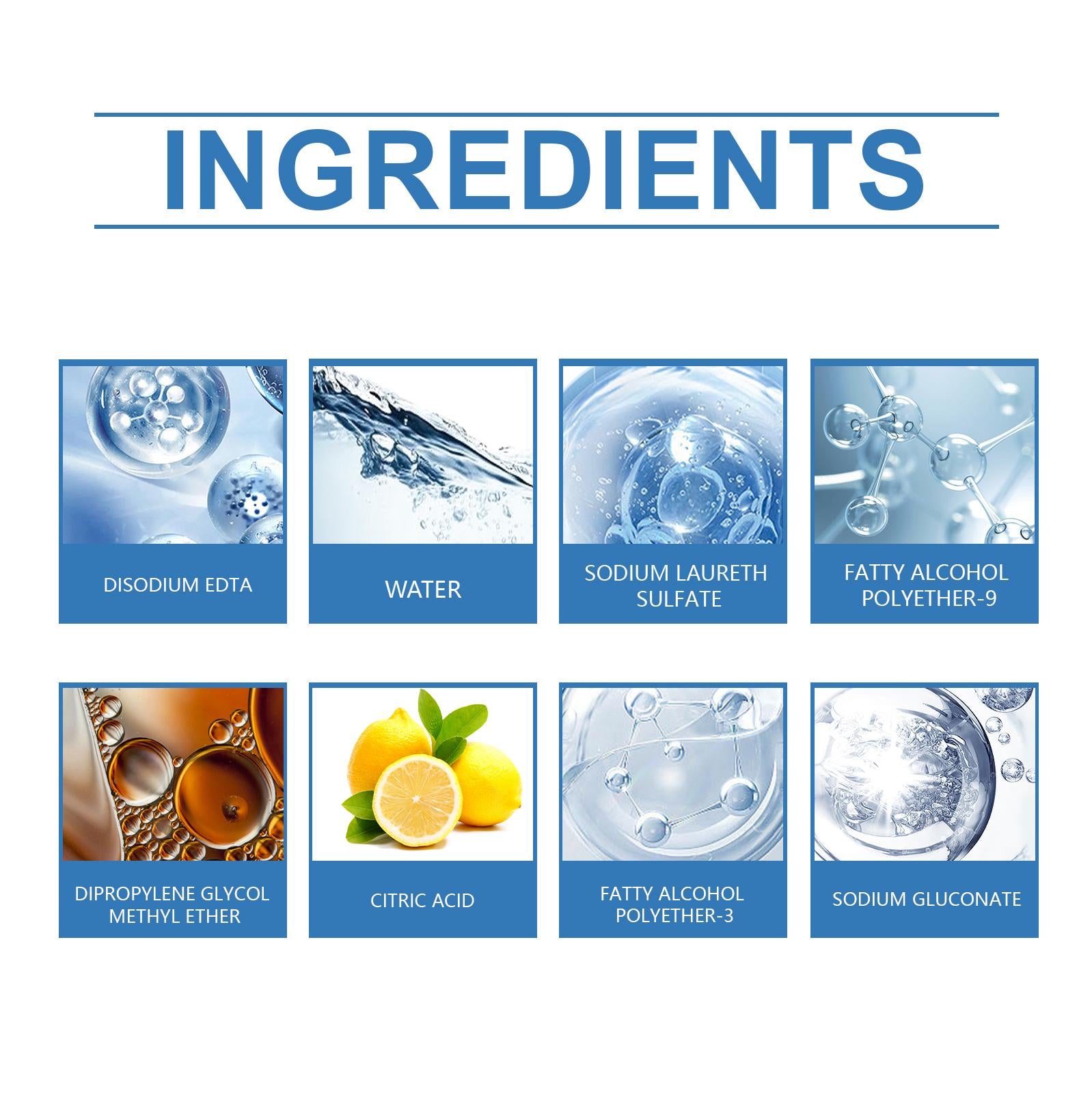 Jack Ho Ice Maker Cleaner，Daily Gentle Cleansing、Descaling, Deodorizing, Stain Removal，Care for Ice Maker