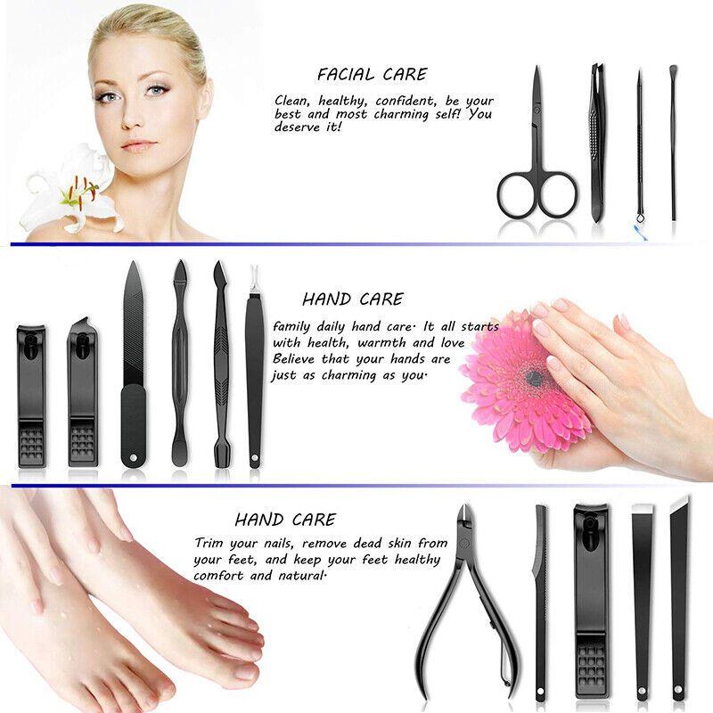 18Manicure, Pedicure, and Nail Care Set