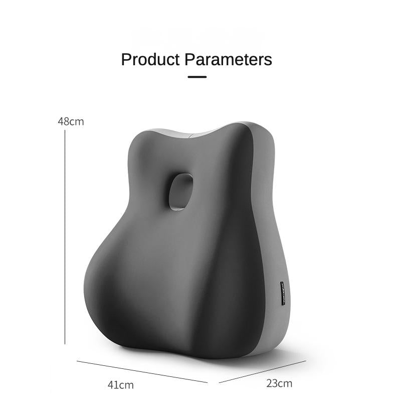 Upgraded Modern Ergonomic Memory Foam Lumbar Cushion Back Pillow Relieve Waist Fatigue Multi-position Use Plank Comfort Cushion