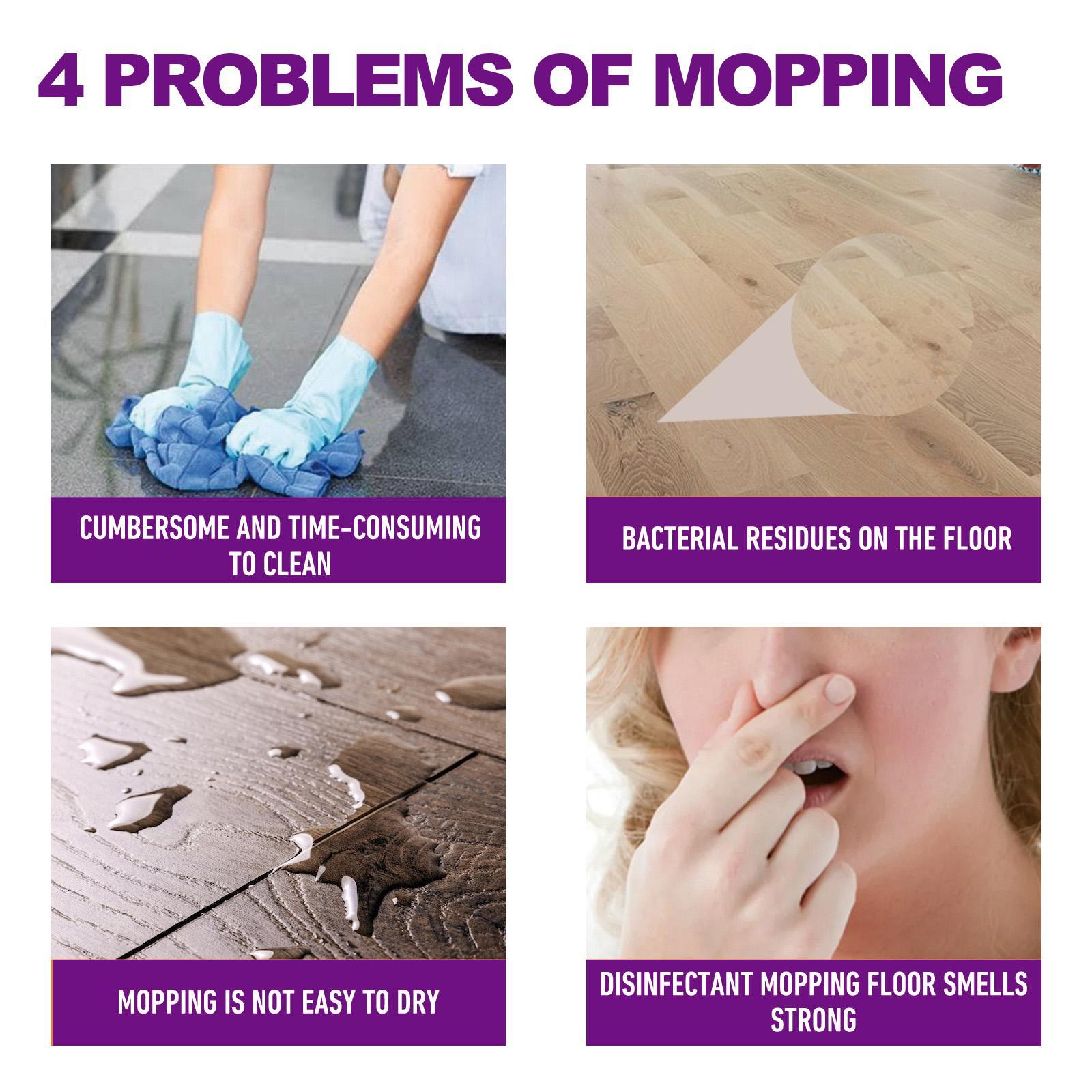 Jue-Fish Multi-functional Floor Cleaner Household Kitchen Bathroom Cleaning Remove Floor Ash and Water Stains