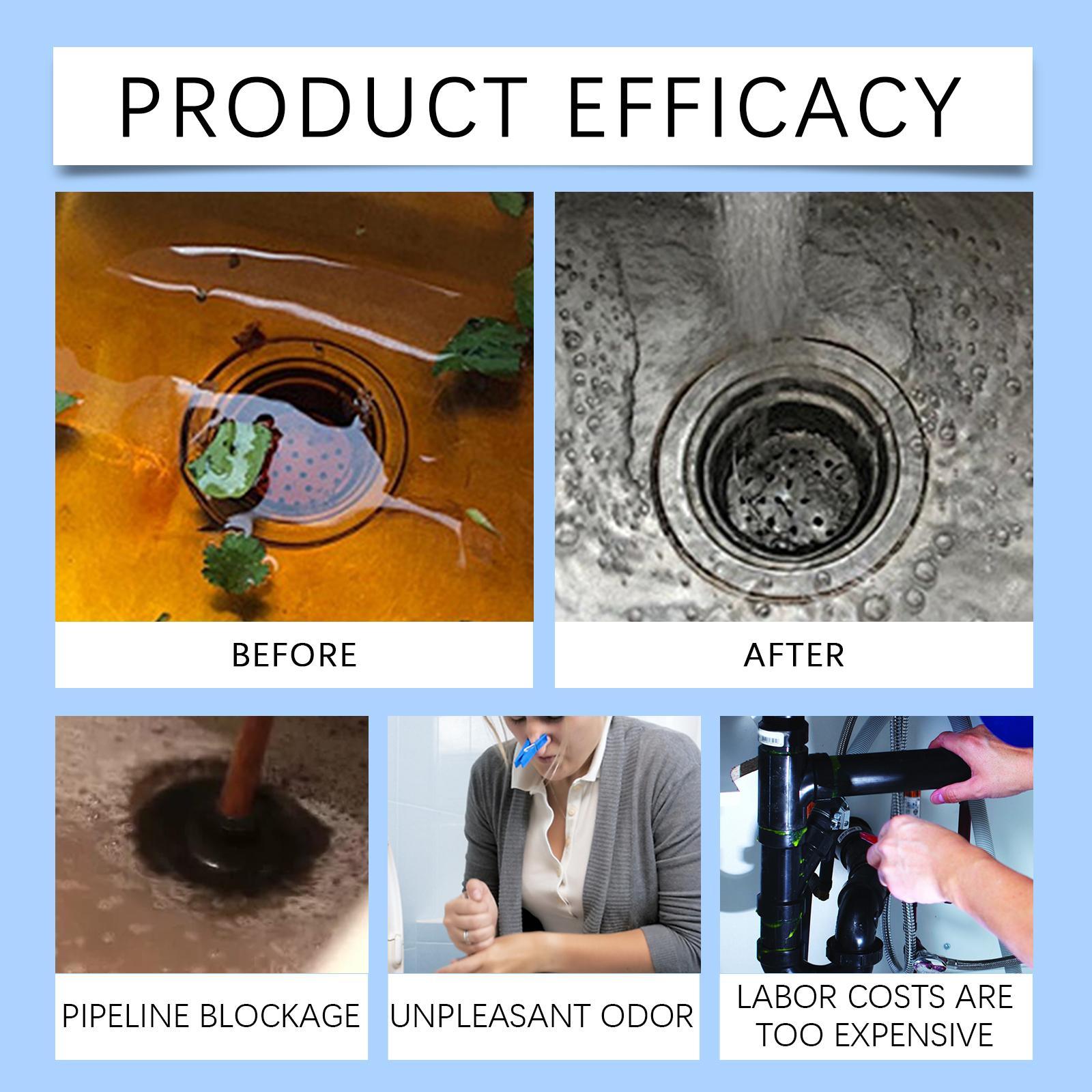 Kitchen toilet sink drain cleaner