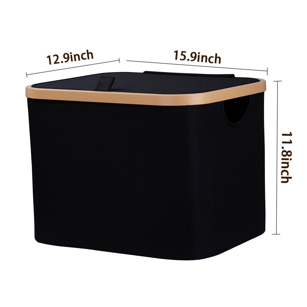 Three-color household storage box with lid and without lid options Perfect for home organization and keeping the house tidy