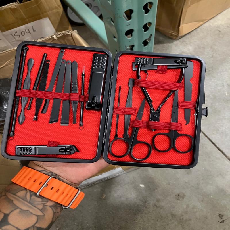 18Manicure, Pedicure, and Nail Care Set