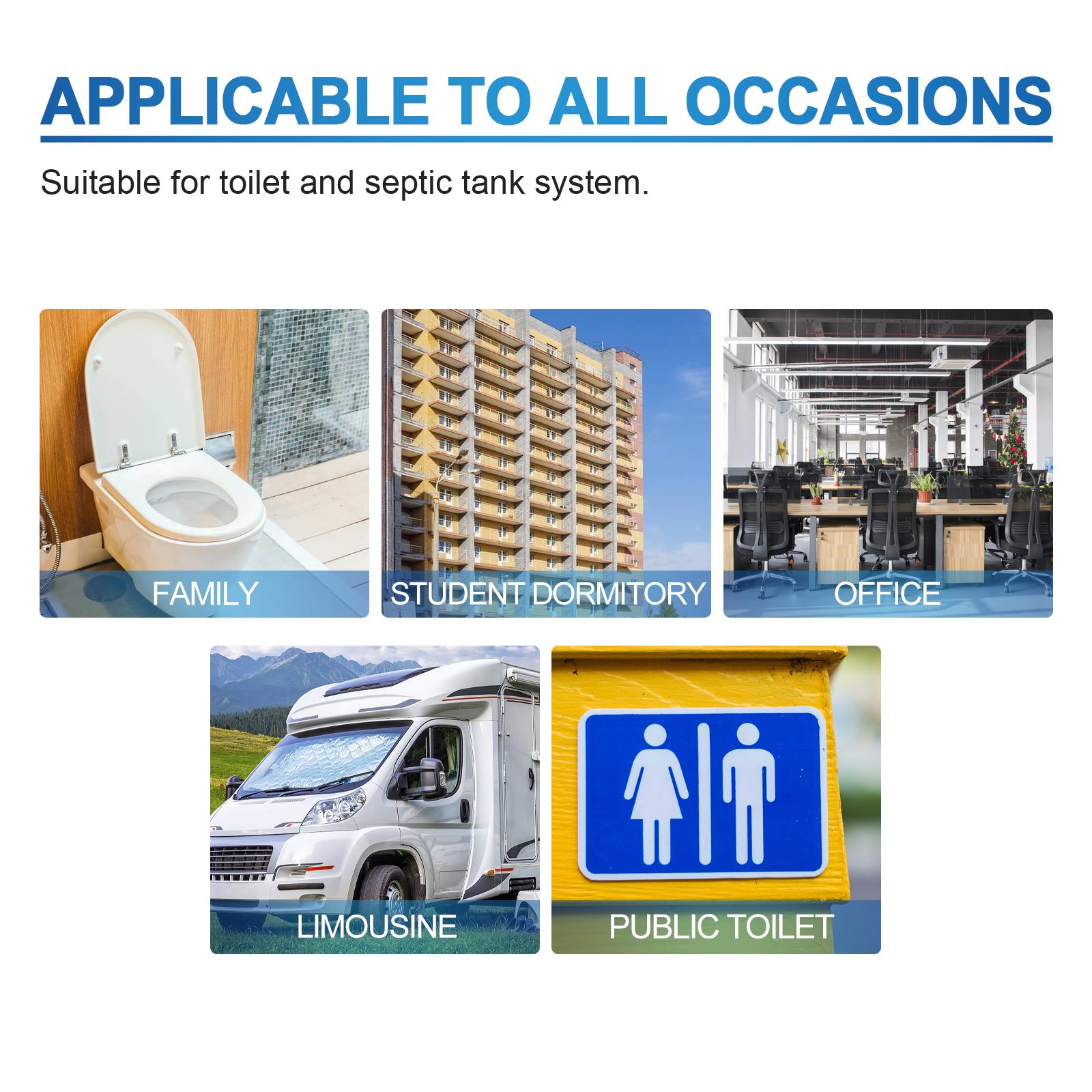 Jueyu Toilet Cleaning Tablets Toilet Deodorizing and Descaling Tablets for Removing Urine Stains and Cleaning Drains