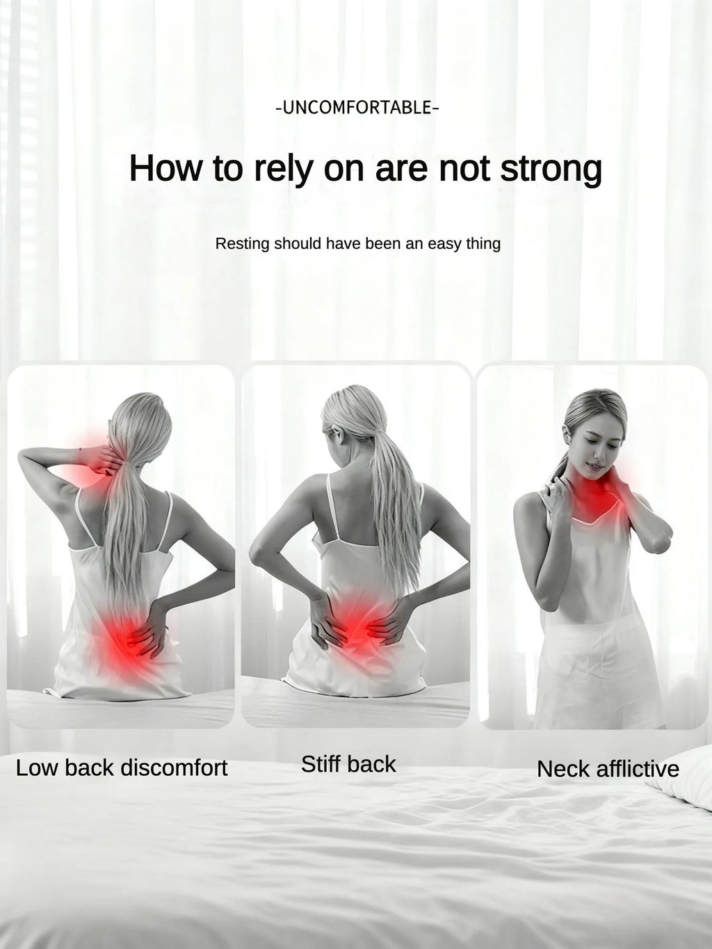 Upgraded Modern Ergonomic Memory Foam Lumbar Cushion Back Pillow Relieve Waist Fatigue Multi-position Use Plank Comfort Cushion