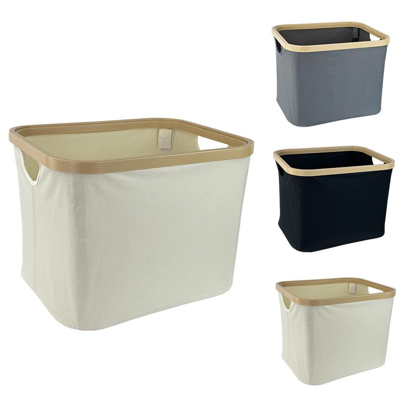 Three-color household storage box with lid and without lid options Perfect for home organization and keeping the house tidy