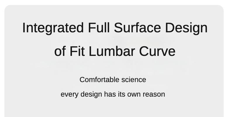 Upgraded Modern Ergonomic Memory Foam Lumbar Cushion Back Pillow Relieve Waist Fatigue Multi-position Use Plank Comfort Cushion