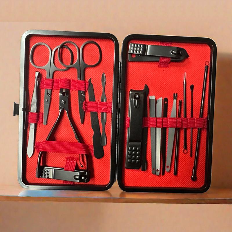 18Manicure, Pedicure, and Nail Care Set
