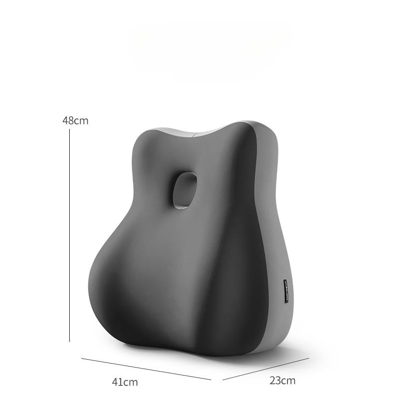 Upgraded Modern Ergonomic Memory Foam Lumbar Cushion Back Pillow Relieve Waist Fatigue Multi-position Use Plank Comfort Cushion
