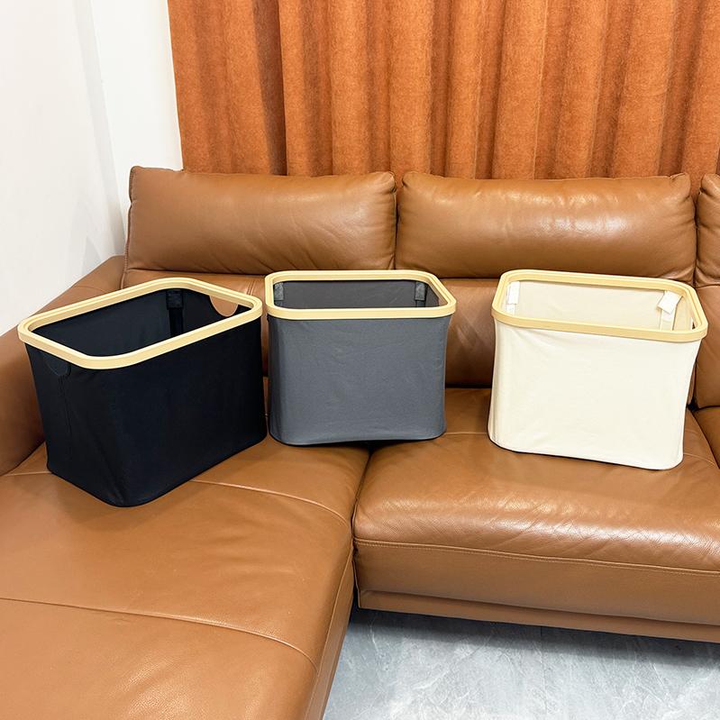 Three-color household storage box with lid and without lid options Perfect for home organization and keeping the house tidy