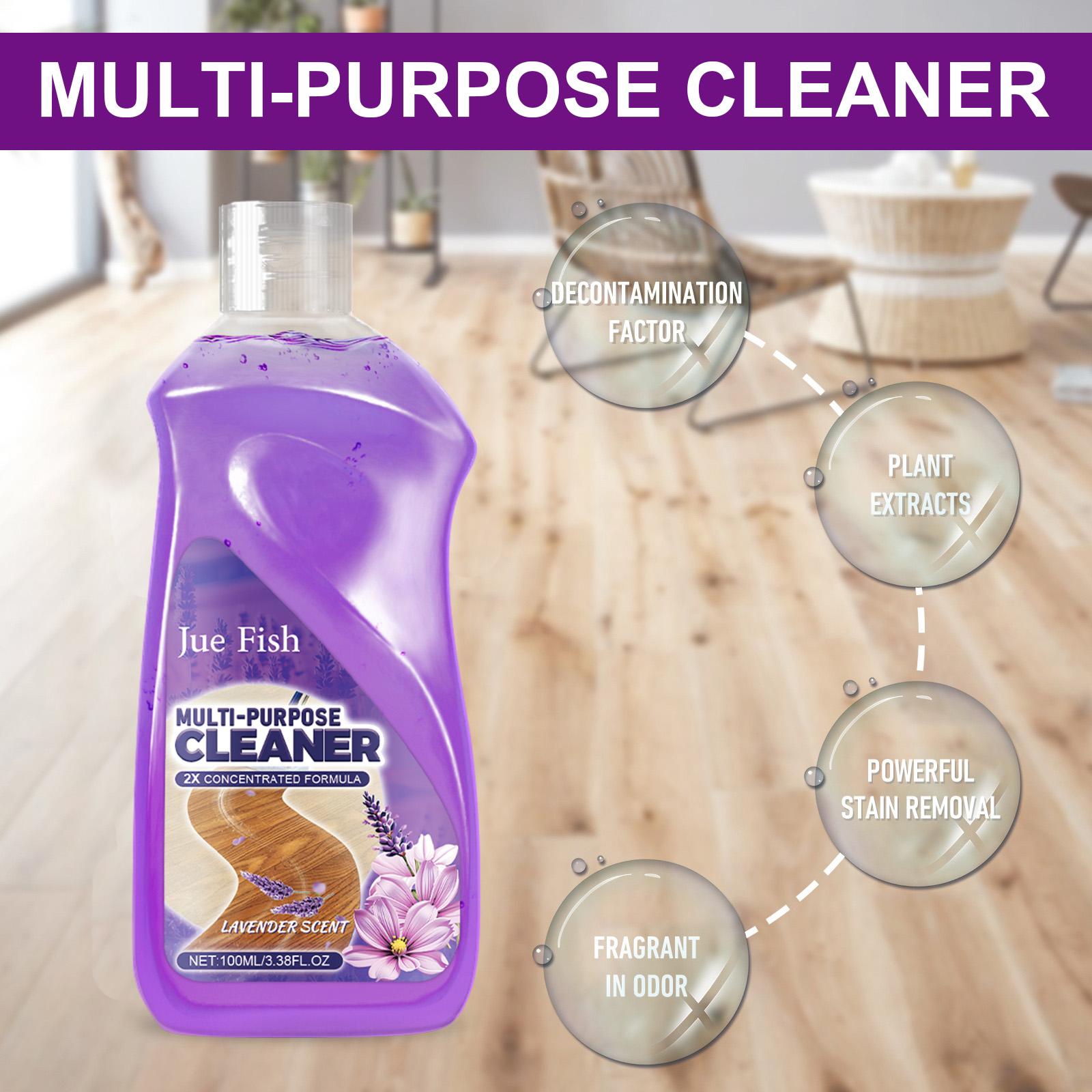 Jue-Fish Multi-functional Floor Cleaner Household Kitchen Bathroom Cleaning Remove Floor Ash and Water Stains
