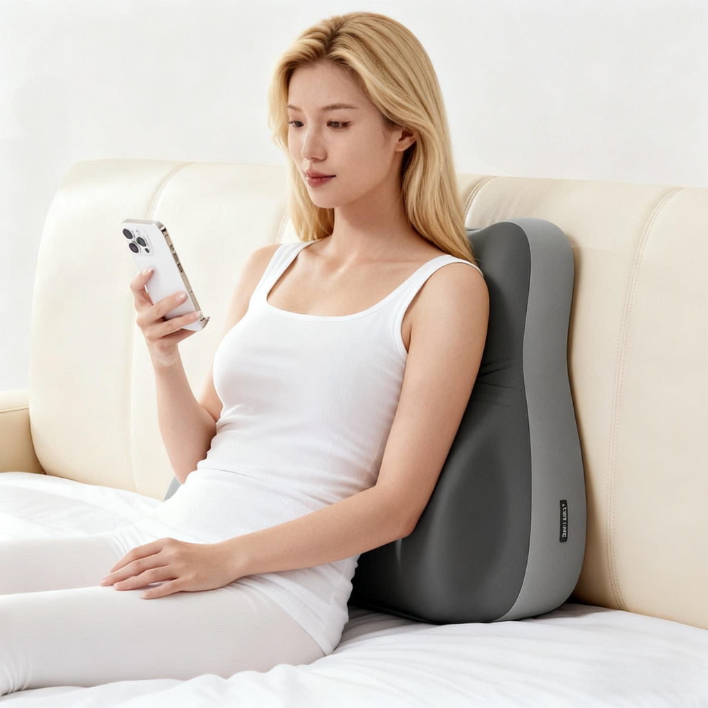 Upgraded Modern Ergonomic Memory Foam Lumbar Cushion Back Pillow Relieve Waist Fatigue Multi-position Use Plank Comfort Cushion