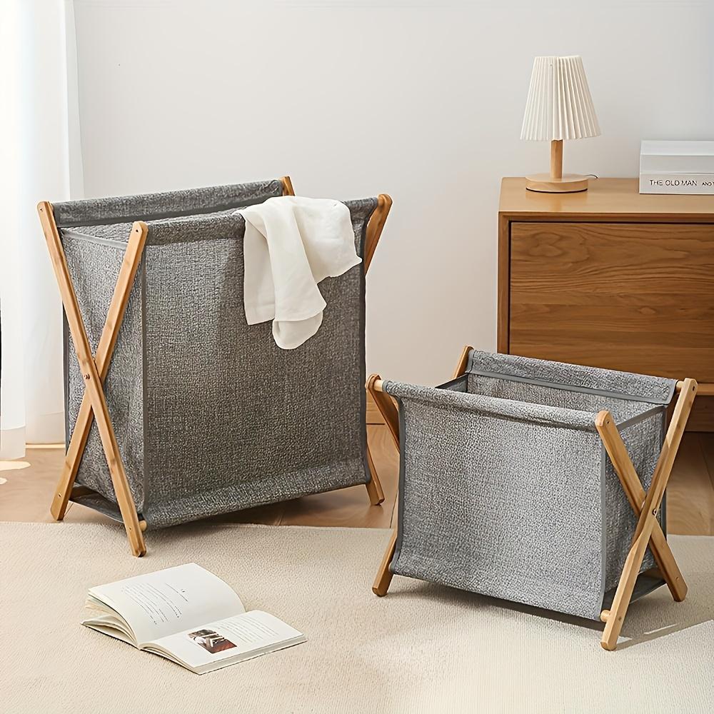 Foldable Laundry Basket - Large capacity laundry storage suitable for bathroom or bedroom，Multifunctional Fabric Basket