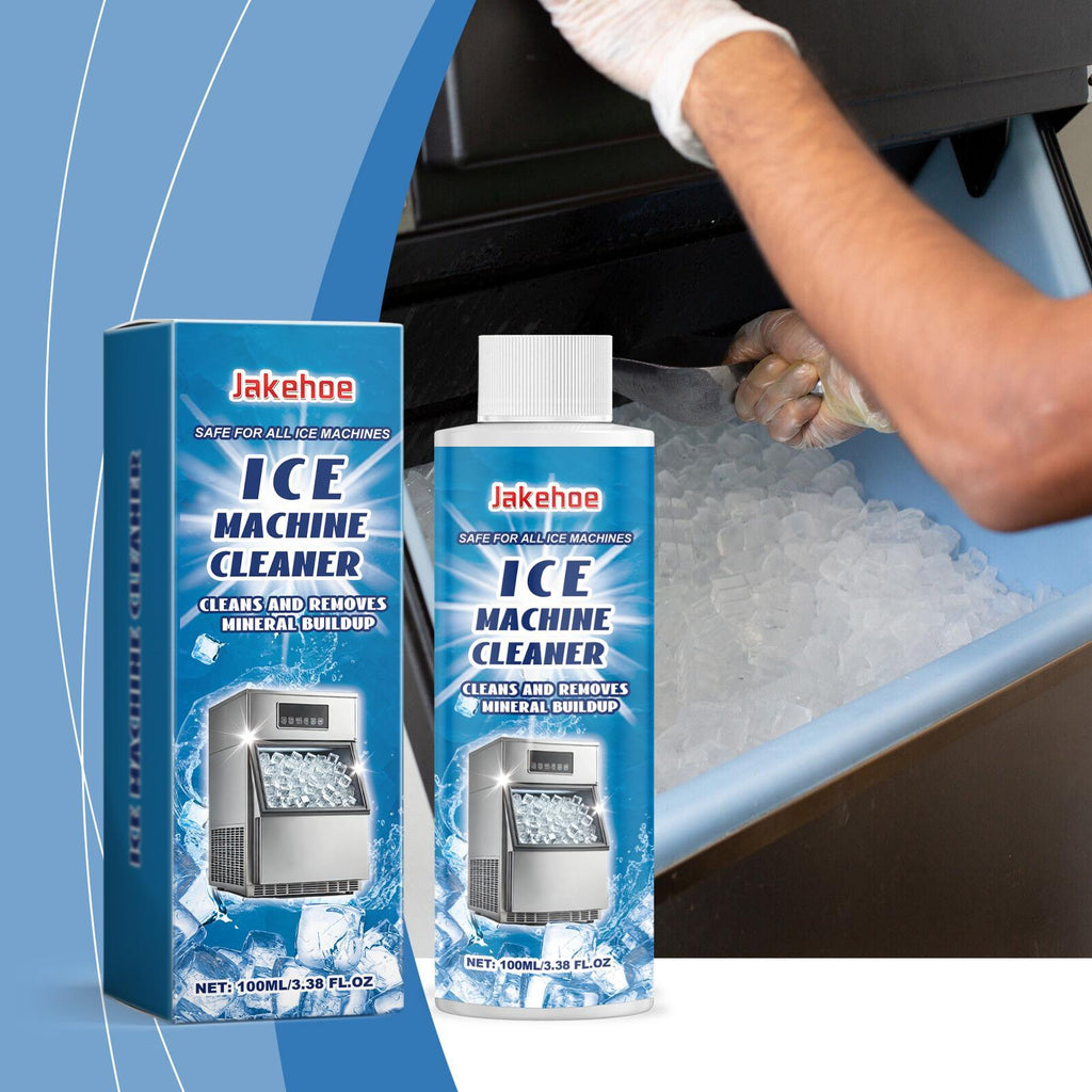 Jack Ho Ice Maker Cleaner，Daily Gentle Cleansing、Descaling, Deodorizing, Stain Removal，Care for Ice Maker