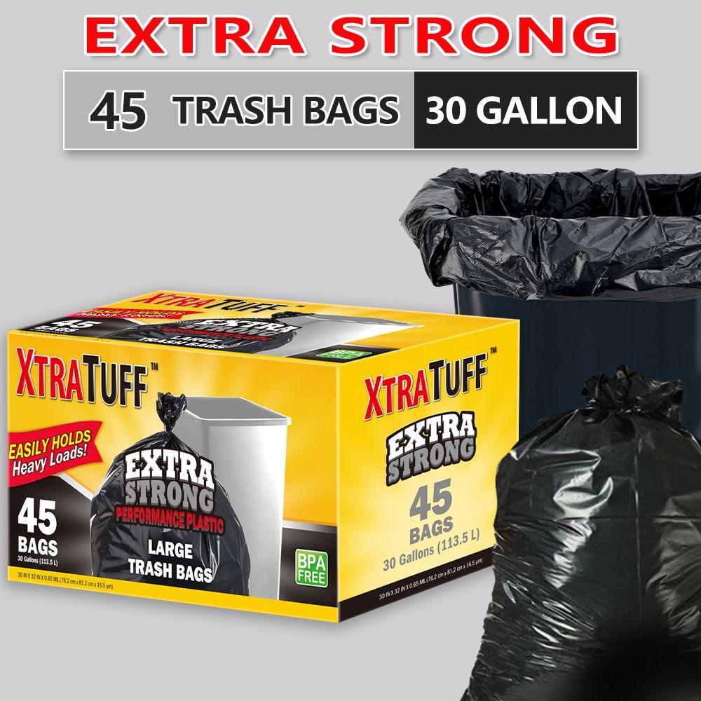 45Garbage Bag Thickened Leak-Proof Suitable for Families Commercial and Multi-Scenario Use Home Cleaning Good Helper