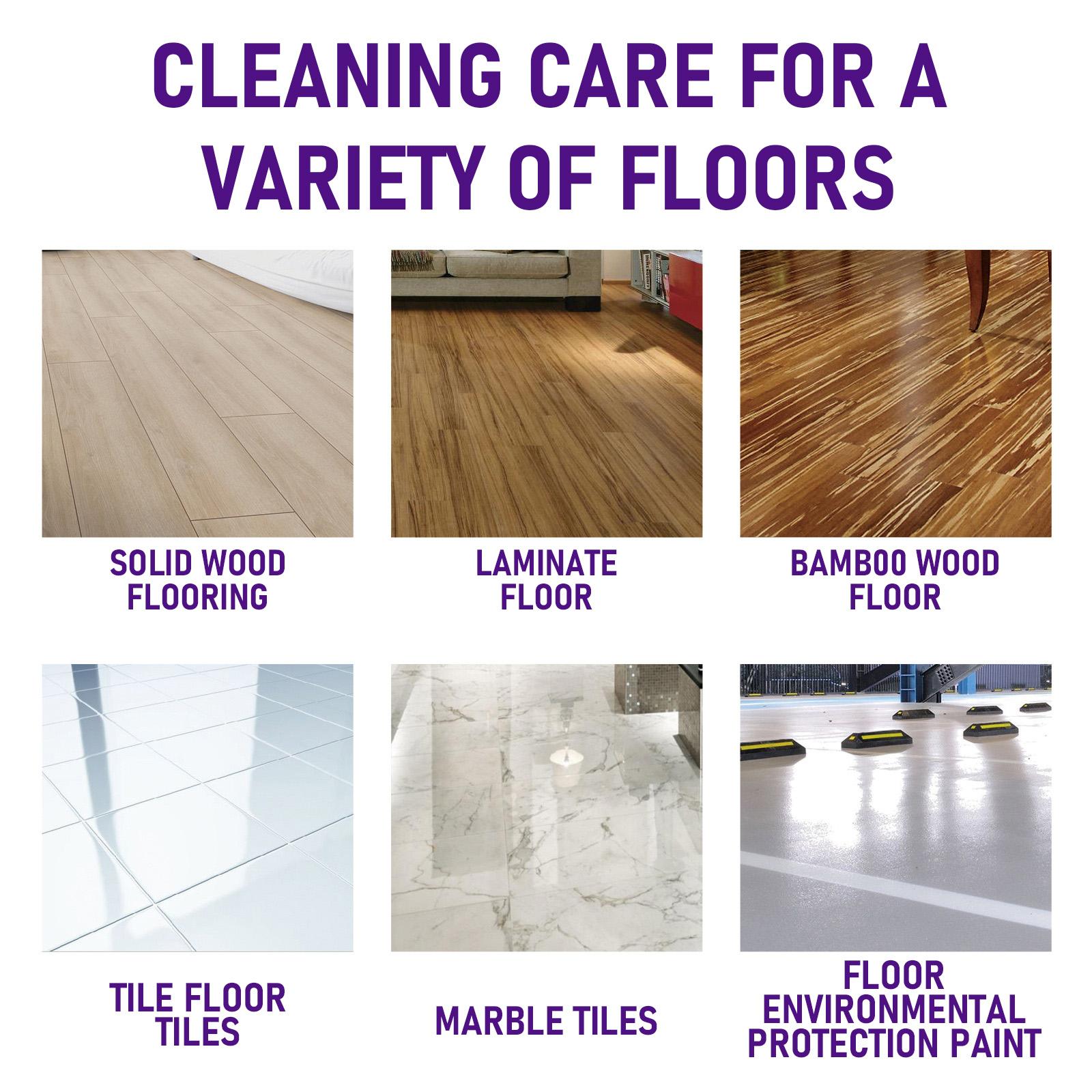 Jue-Fish Multi-functional Floor Cleaner Household Kitchen Bathroom Cleaning Remove Floor Ash and Water Stains