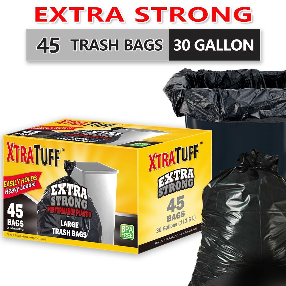 45Garbage Bag Thickened Leak-Proof Suitable for Families Commercial and Multi-Scenario Use Home Cleaning Good Helper