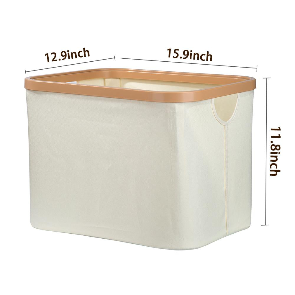 Three-color household storage box with lid and without lid options Perfect for home organization and keeping the house tidy