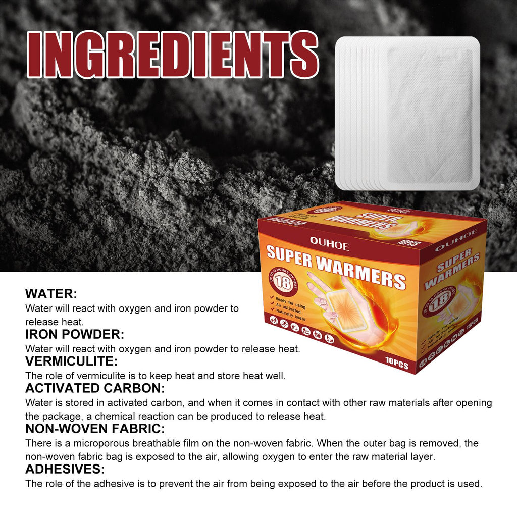 Winter Home Outdoor Disposable Body Warming Stickers Baby Cold Protection Thermal Patch Hand warmer