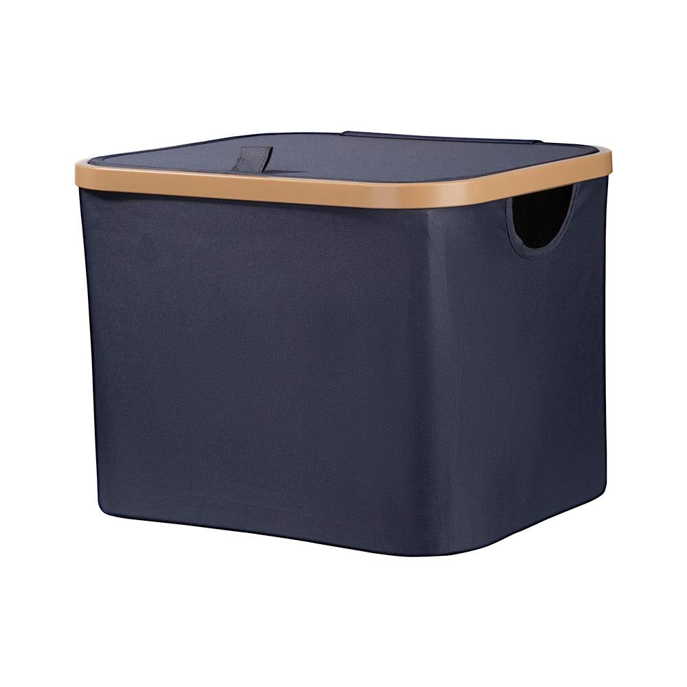 Three-color household storage box with lid and without lid options Perfect for home organization and keeping the house tidy